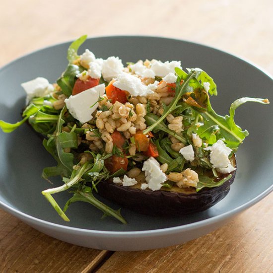 Baked Eggplant with Dill & Fetta