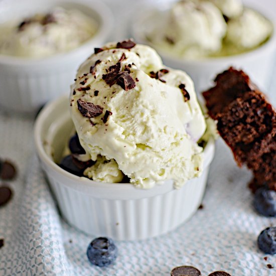 No Churn Avocado Ice Cream