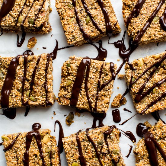 Quinoa Crunch Snack Bars