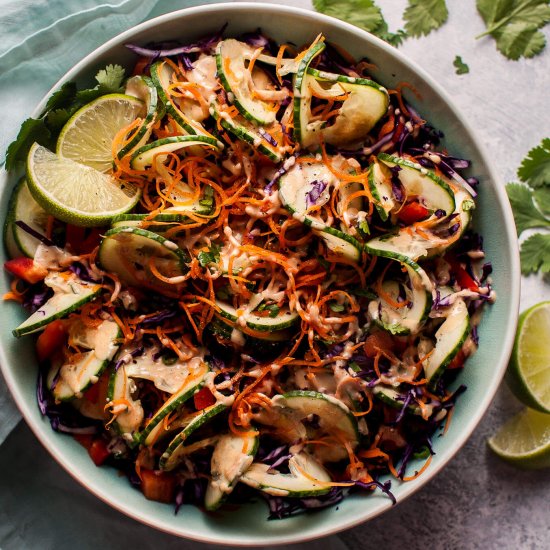 Spiralized Thai Salad