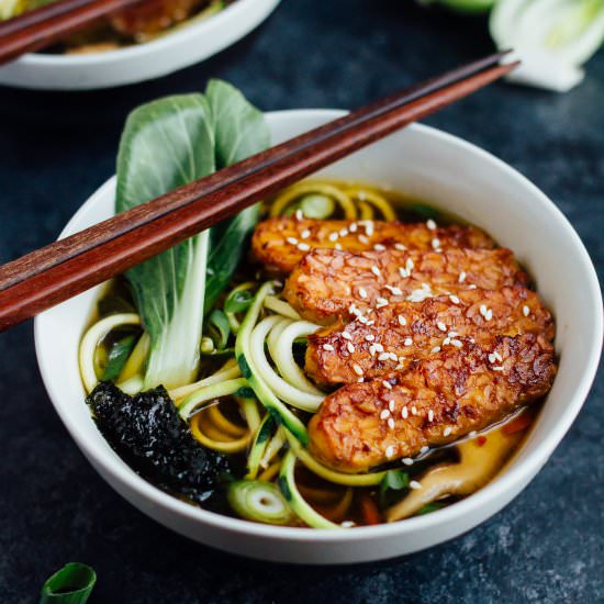 Zucchini Noodle Ramen Bowl