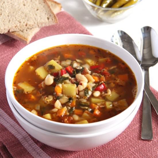 White Bean and Vegetable Soup