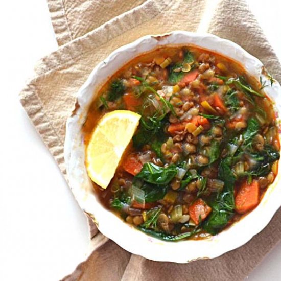 Lemony Lentil Soup