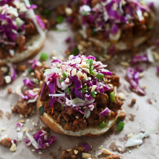 Asian Sloppy Joe Sliders