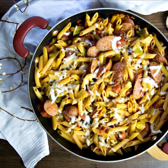 One Pot Sausage Pasta