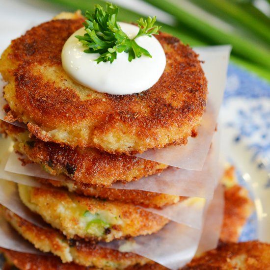 Leftover Mashed Potato Pancakes