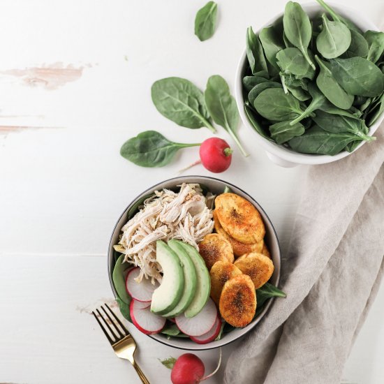 Chicken and Plantain Breakfast Bowl