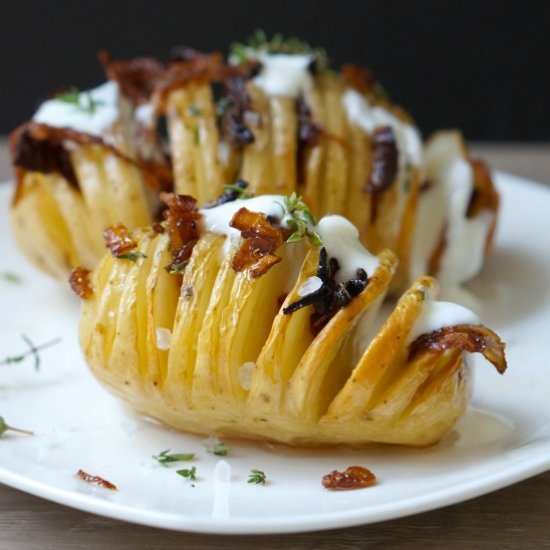 Crispy Hasselback Potatoes