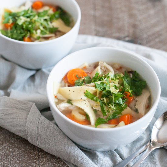 Slow Cooker Chicken Noodle Soup