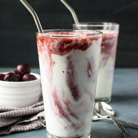 Cherry Vanilla Swirl Smoothie