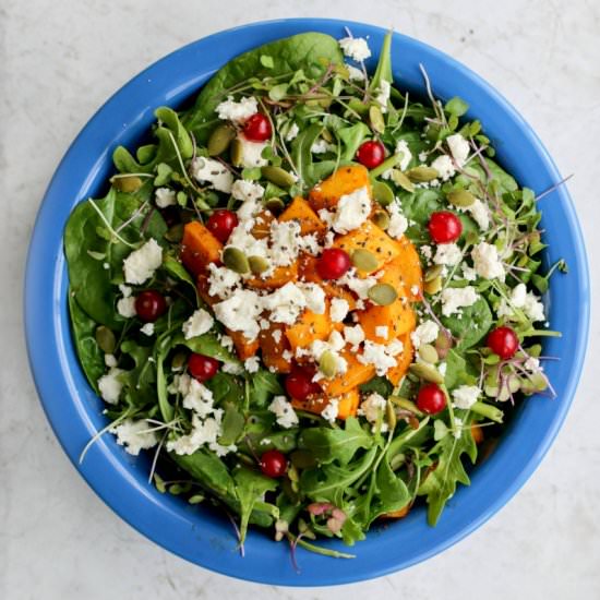 Warm Roasted Squash Salad