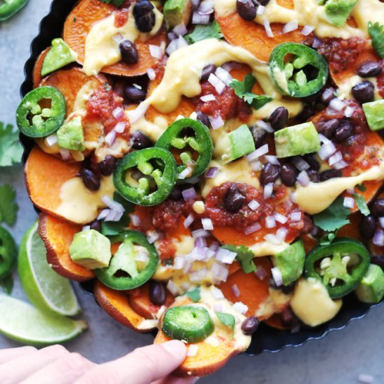 Vegan Sweet Potato Nachos