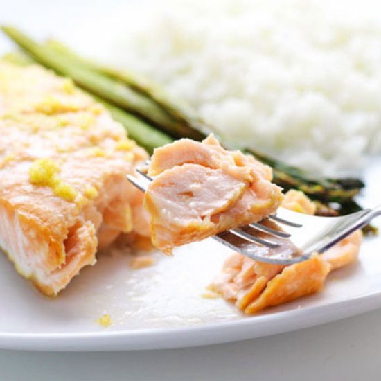 Honey and Ginger Glazed Salmon