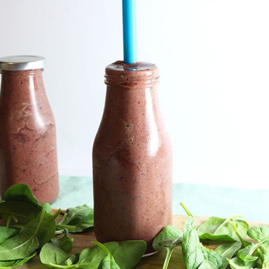 Chocolate Cherry Green Smoothie