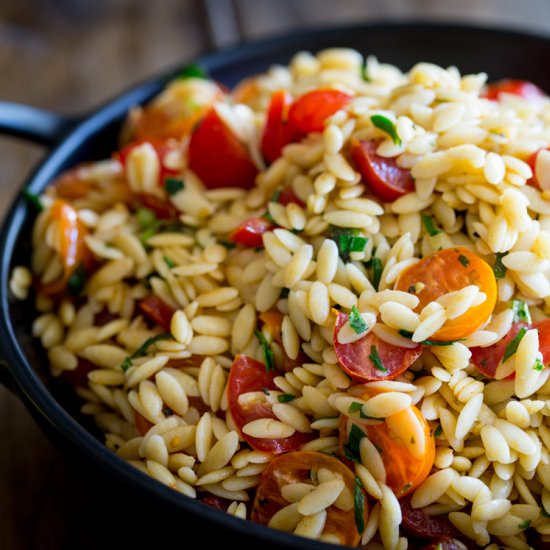 Tomato Risoni Salad