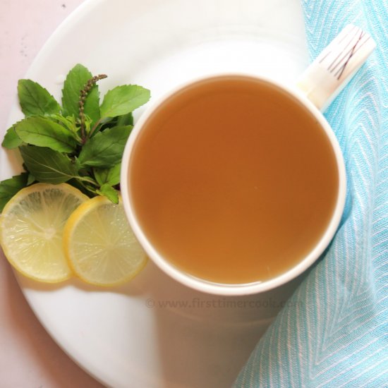 Ginger-Holy Basil Tisane