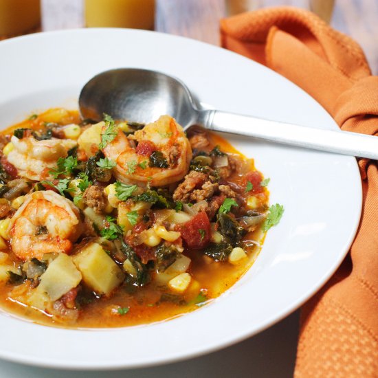 Shrimp & Chorizo Stew