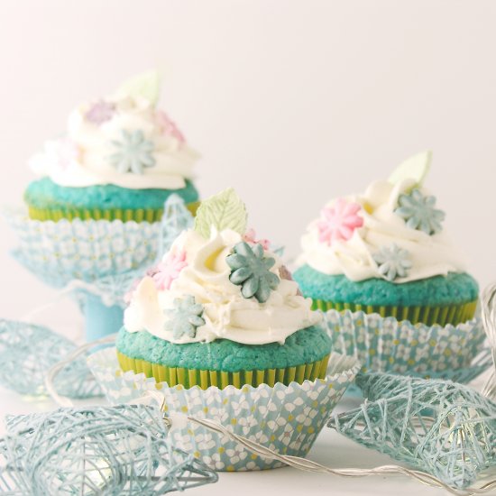 Winter Garden Cupcakes