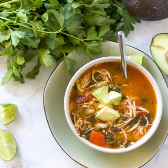 Chipotle Lime Chicken Soup