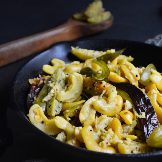 Ivy Gourd Cashew Nut Stir Fry