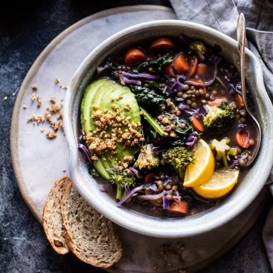 Mean Green Detox Vegetable Soup