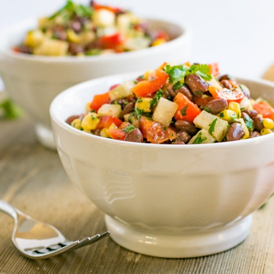 Jicama Black Bean Salad