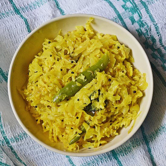 Malabar Cabbage Stir Fry