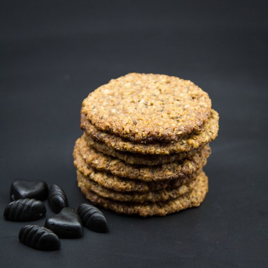 Licorice Oat Cookies