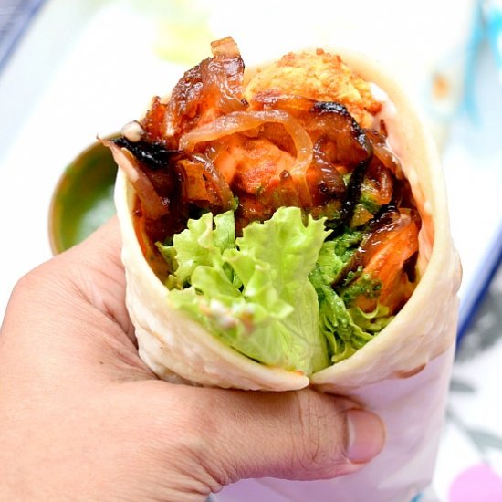 Tandoori Egg Wrap