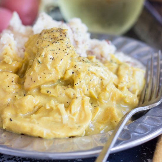 Slow-Cooker Honey Mustard Chicken