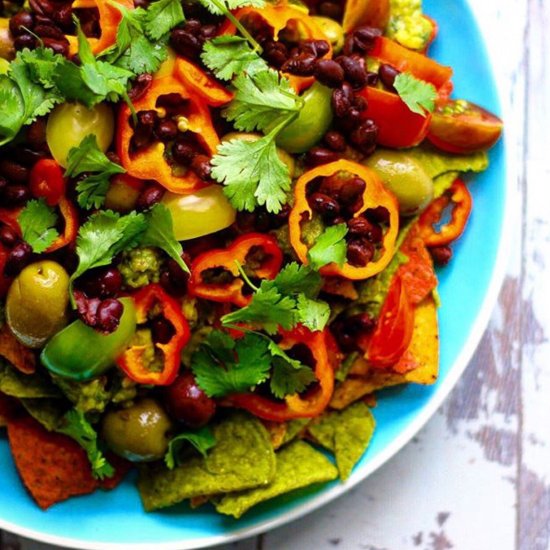 healthy Vegan Nachos