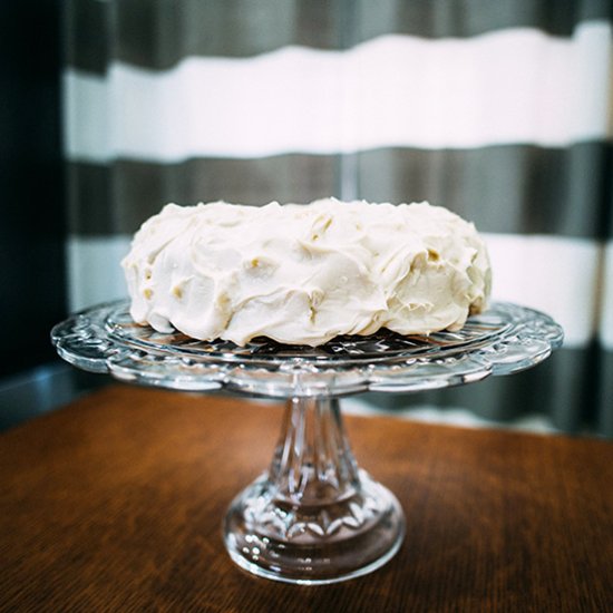 Carrot Cake with Caramel Rum Sauce