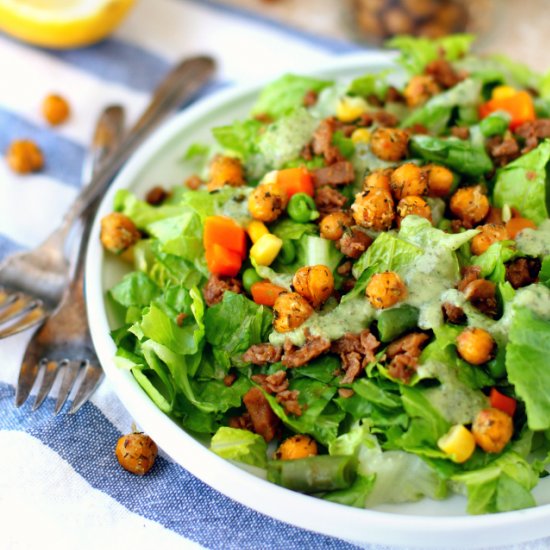 Mixed Veggie Chickpea Salad