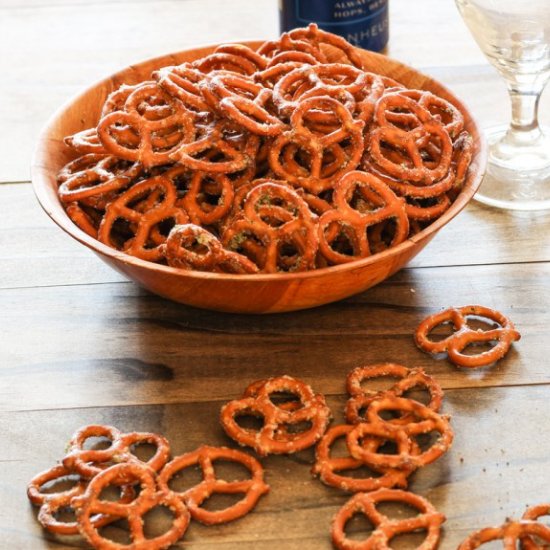 Spicy Pretzels with a Kick