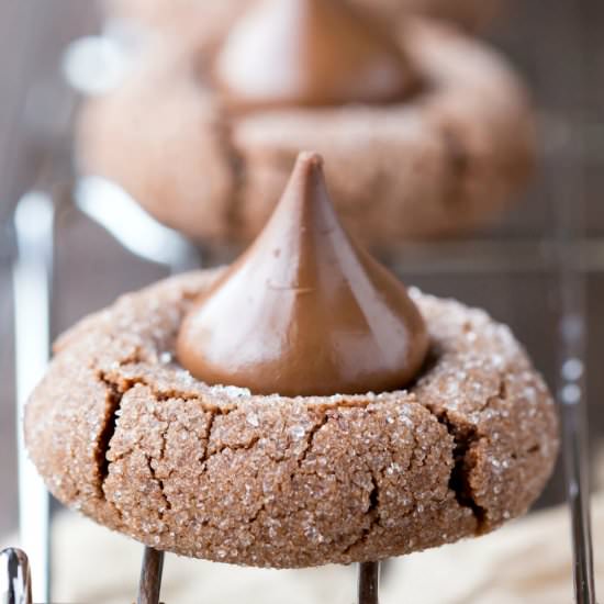 Chocolate Kiss Cookies