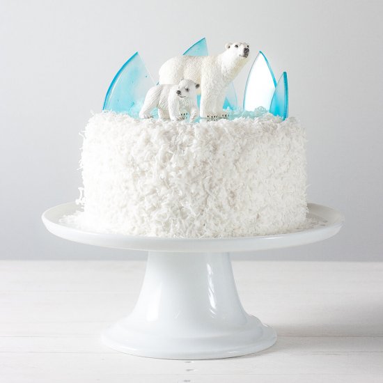 “Frozen” Polar Bear Cake