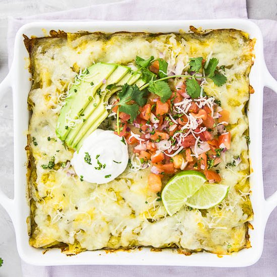 Enchilada Suizas Bake