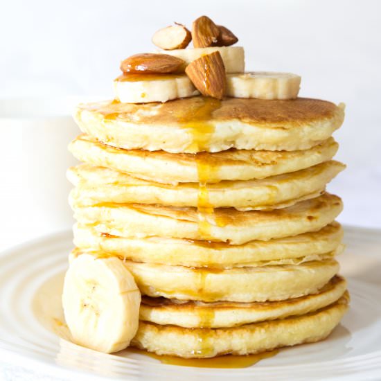 Banana Maple Pancakes