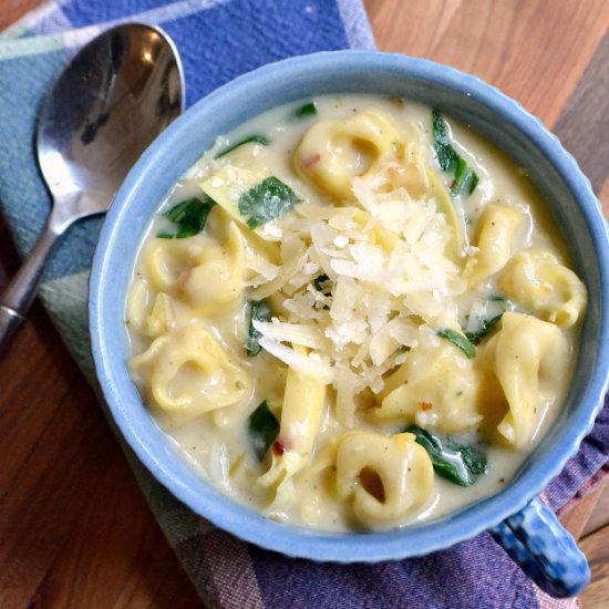 Creamy Spinach Artichoke Soup