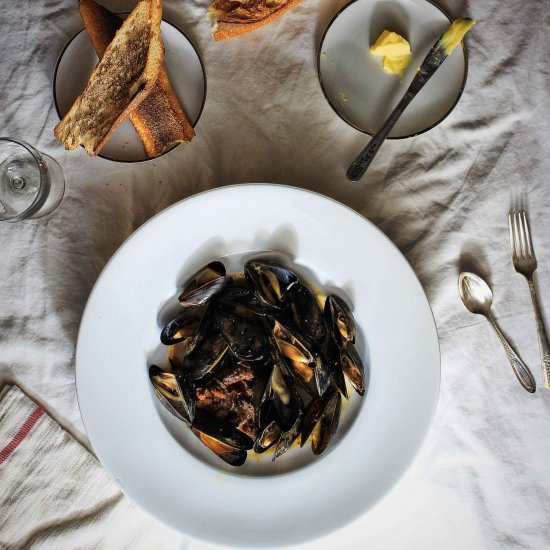 Mussels with Fennel and Chorizo