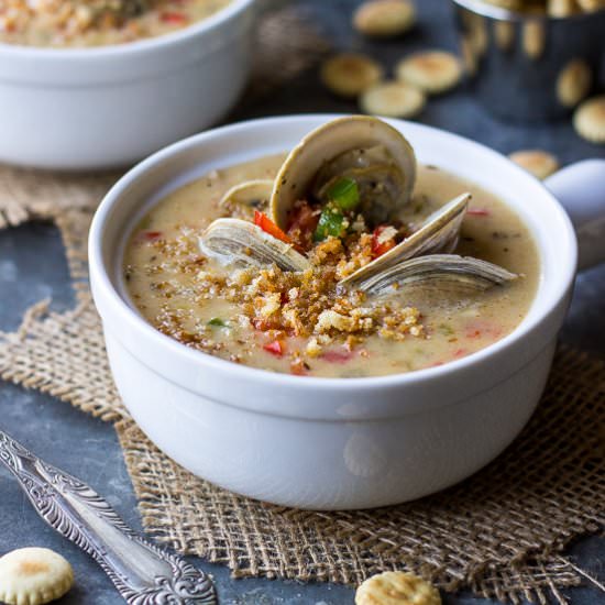 Clams Casino Soup