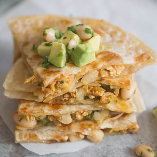 Taco Chicken Quesadillas