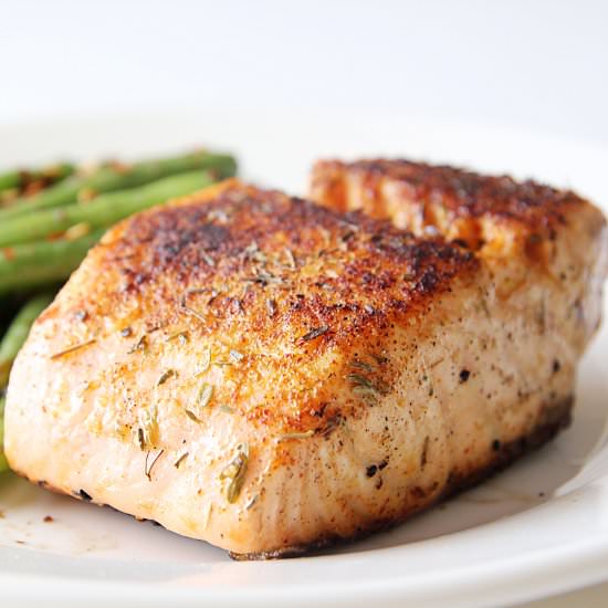 Herbed Salmon Steaks