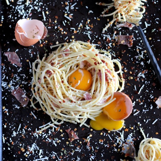 Creamy Spaghetti all Carbonara