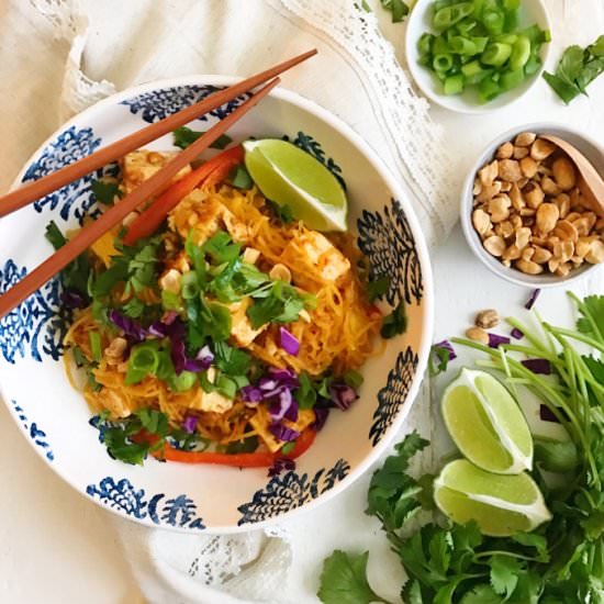 Spaghetti Squash Pad Thai