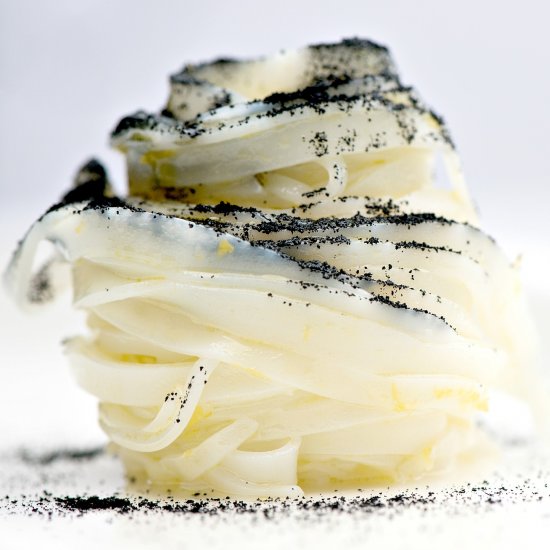 Tagliatelle of squid