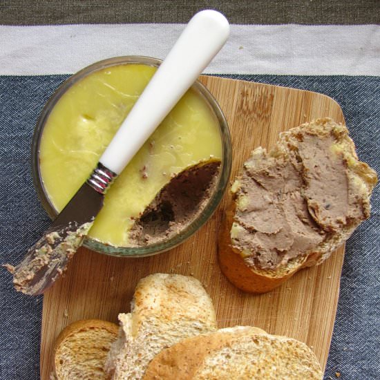 “cheats” liver parfait