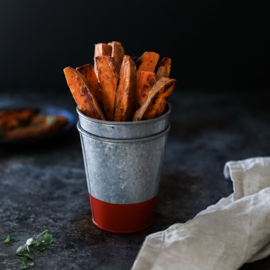 Barbecue Sweet Potato Wedges