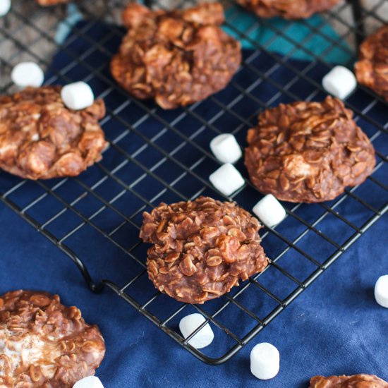 Hot Chocolate No Bake Cookies