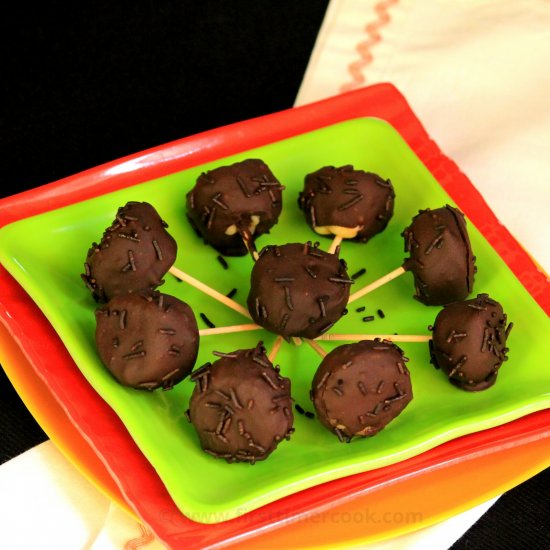 Chocolate Dipped Banana Bites